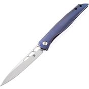 Kansept 1013A2 Lucky Star Framelock Knife Blue Handles