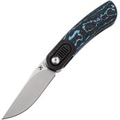 Kansept 2025A3 Reverie Framelock Knife Blue/Black Handles