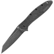 Kershaw 1660RBW Random Leek Assist Open Framelock Knife Black Handles