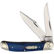 Rough Rider 2288 Copperhead Blue Smooth Bone