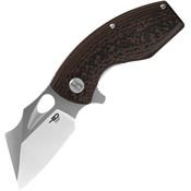 Bestech G39A Lizard Linerlock Knife Black/Orange Handles