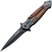 Boker Magnum 06RY069 Starfighter XL Linerlock Knife Gray/Cocobolo Wood Handles