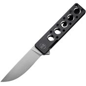 We 2101B Miscreant 3.0 Stonewash Knife Black Handles