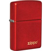 Zippo 20433 Classic Metallic Red Logo