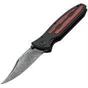 Boker 11KAL48DAM Kalashnikov Linerlock Knife Black Aluminum/Wood Handles