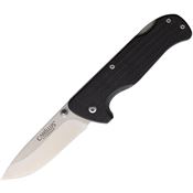 Camillus 19481 Bushcrafter Lockback Knife Black Handles