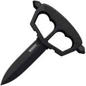 Cold Steel 80NT3 Chaos Push Dagger Black Fixed Blade Knife Black Handles
