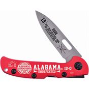 Frost AL20180R Alabama Framelock Knife Red