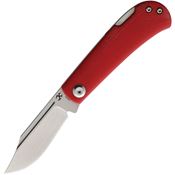 Kansept 2026B2 Wedge Lockback Knife Red G10