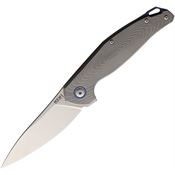 MKM-Maniago GCT Goccia Linerlock Knife Ti Blasted