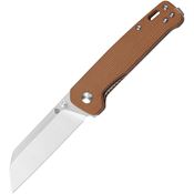 QSP 130J Penguin Linerlock Knife Tan Micarta