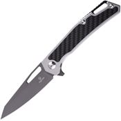 Shieldon 9042S1G Barraskewda Framelock Knife Gray Handles