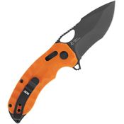 SOG 12270357 Kiku LTE XR Lock Black Knife Orange Handles