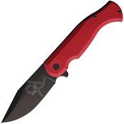 Tools for Gents 91807 Eastwood Linerlock Knife Red
