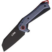 CJRB 1919BU Tigris Black Knife Black & Blue Handles