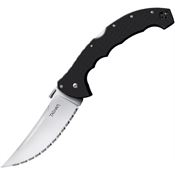 Cold Steel 21TBXS Talwar Serrated Lockback Knife Black Handles