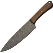 Damascus 1279 Fixed Blade Wood