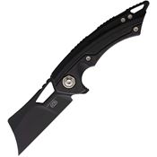 EOS 096 Mini Nautilus Black Knife Black Handles