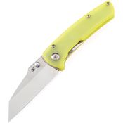 Kansept 1015B3 Main Street Stonewash Knife Yellow Handles