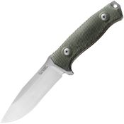 LionSTEEL M5CVG M5 Fixed Blade Green Micarta