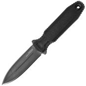 SOG 17610357 Pentagon FX Covert Black Fixed Blade Knife Black Handles