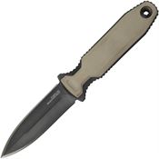 SOG 17610457 Pentagon FX Covert Black Fixed Blade Knife Flat Dark Handles