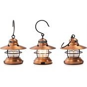 Barebones Living 278 Edison Mini Lantern Copper 3pk