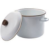 Barebones Living 395 Enamel Stock Pot Eggshell