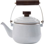 Barebones Living 398 Enamel Teapot Eggshell