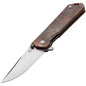 Boker Plus 01BO165 Kihon Assist Open Linerlock Knife Copper Handles