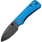 Civivi 19068S3 Baby Banter Black Stonewashed Linerlock Knife Blue Handles