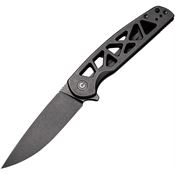 Civivi 20006B Perf Black Framelock Knife Black Handles