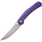 Civivi 200132 Lazar Linerlock Knife Purple G10 Handles