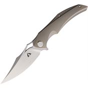 CMB Made B02G Prowler Framelock Knife Gray Handles