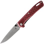 Gerber 1882 Zilch Linerlock Knife Red Handles