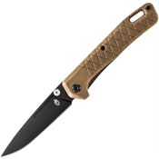 Gerber 30001880 Zilch Linerlock Knife Coyote Brown Handles