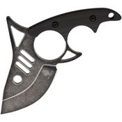Kizer 1043N2 The Shark Tooth CF Black Stonewash Fixed Blade Knife Carbon Handles