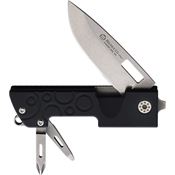 Maserin 214N D-Dut Stonewash Knife Black Handles