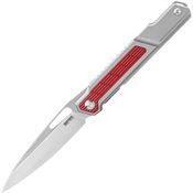 SRM 1421TL Fantasy Framelock Knife Red G10 Handles