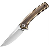 Civivi Knives 19026B2 Mini Asticus Knife Brass Handles