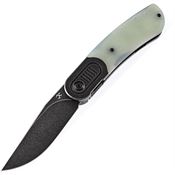 Kansept Knives 2025A5 Reverie Black Knife Jade Handles