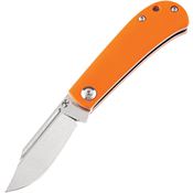 Kansept Knives 2026S8 Bevy Folder Stonewash Knife Orange Handles