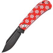 Kansept Knives 2026SC Bevy Folder Red Snowflake