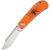 Kansept Knives 2026SW Bevy Folder 2026SW Stonewash Knife Orange Handles