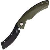 Red Horse Knife Works 07 Hell Razor S35Vn Knife Od Green Handles