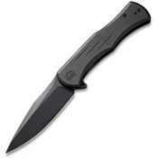 WE Knife Company 20047A3 Primoris Black Stonewash Knife Black Handles