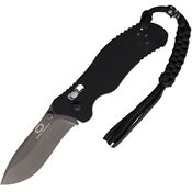 WithArmour 041BK Eagle Claw Axis Lock Gray Folding Knife Black Handles