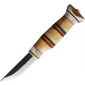 Wood Jewel Knives 223VK Fixed Blade Rainbow