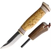 Wood Jewel Knives 23J Fixed Blade Combo Curly