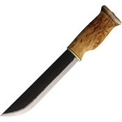 Wood Jewel Knives 23LE Leuku Bowie Curly Birch